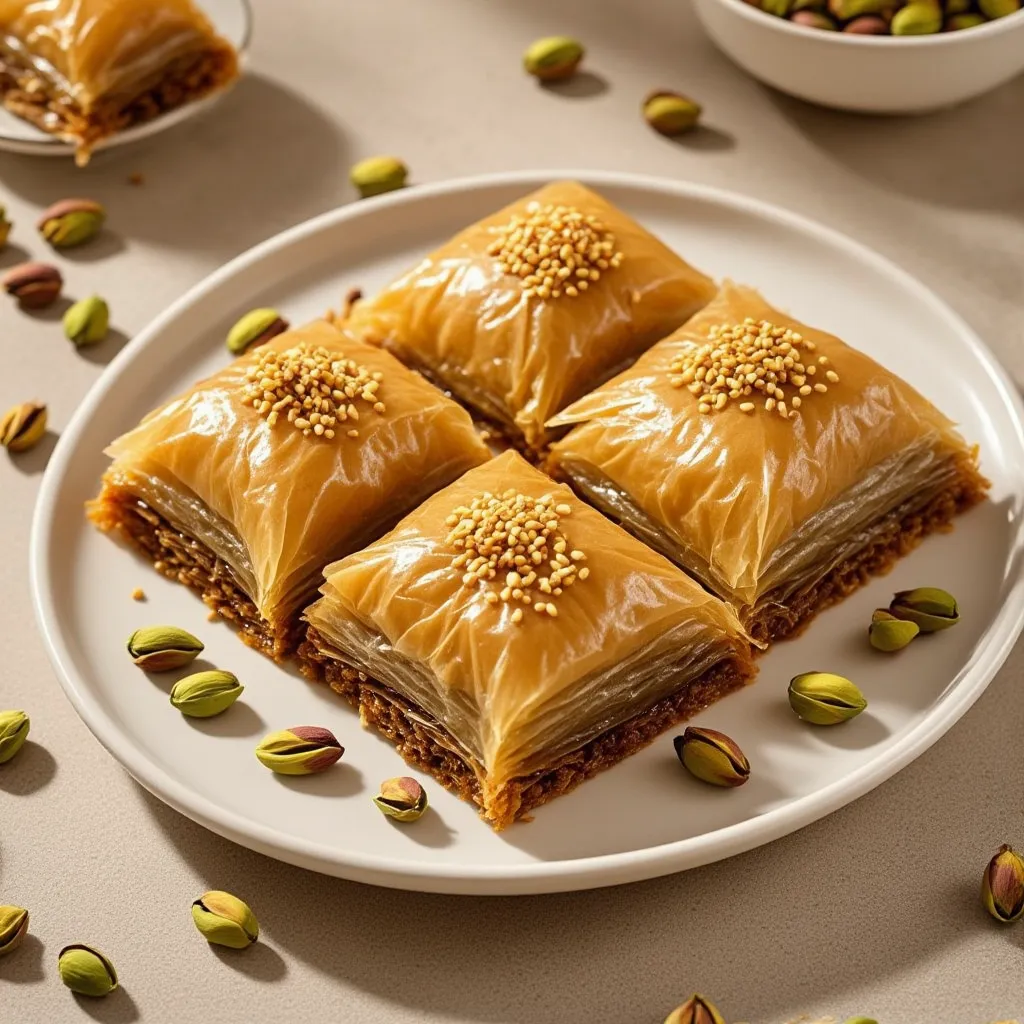 Baklava Helado Griego - receta tradicional