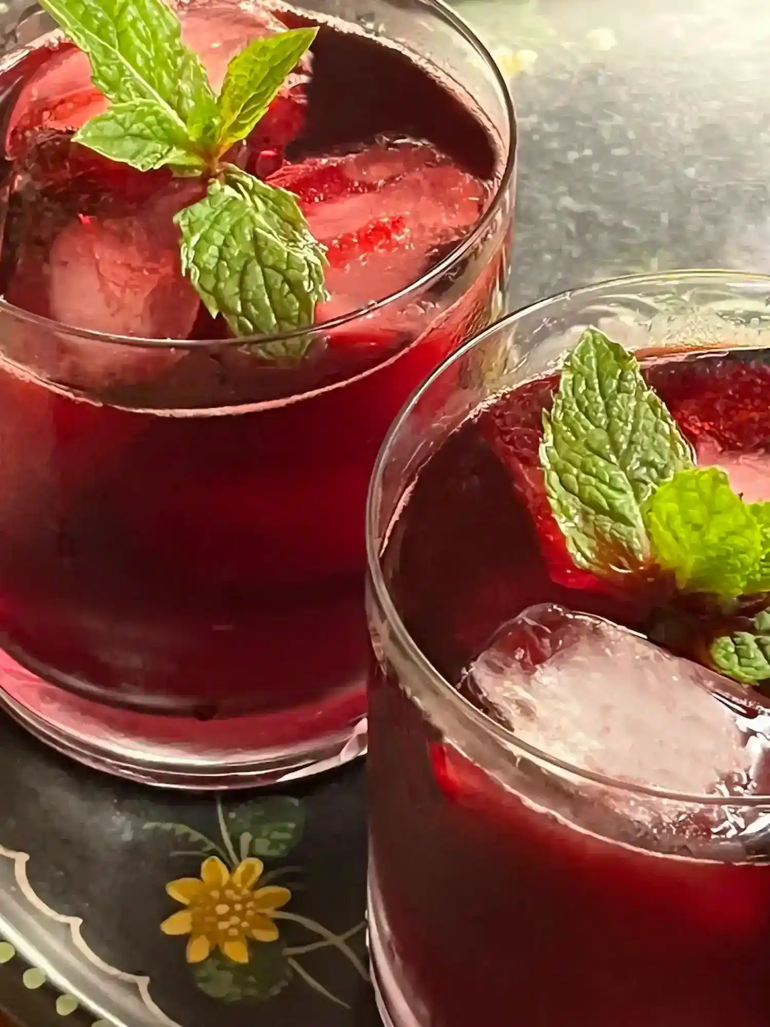 Bissap africano de hibiscus rojo refrescante