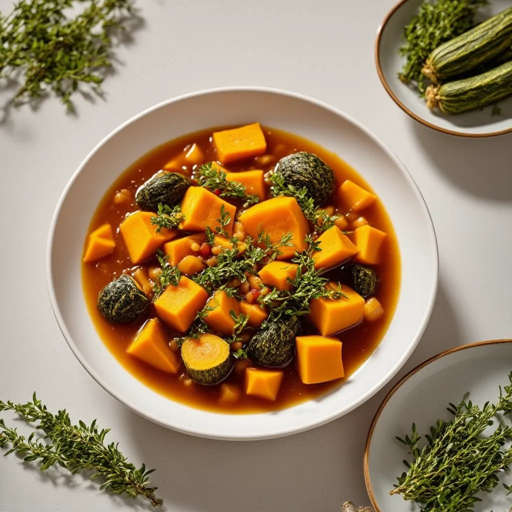 Borscht di barbabietola e zucca