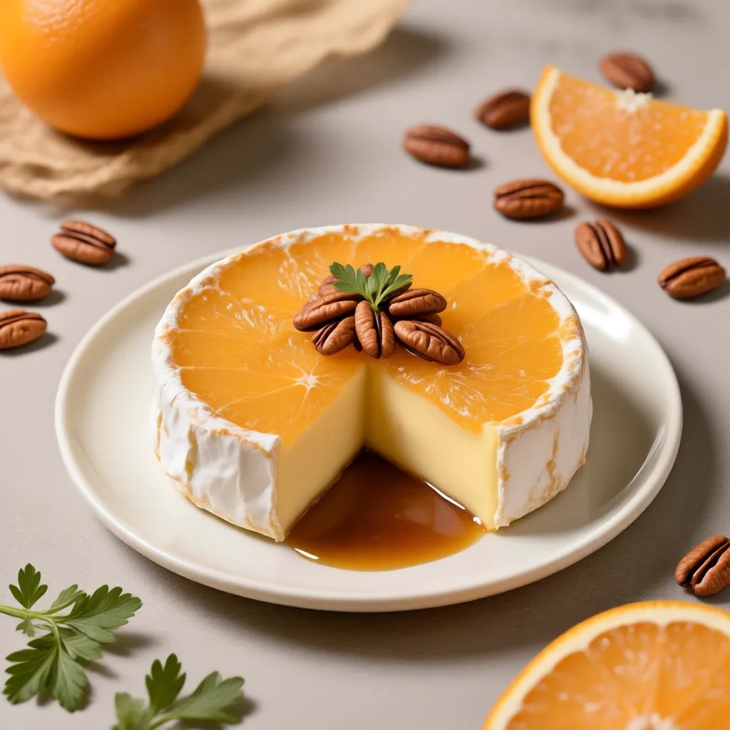 Brie à l'orange et aux pacanes - recette traditionnelle