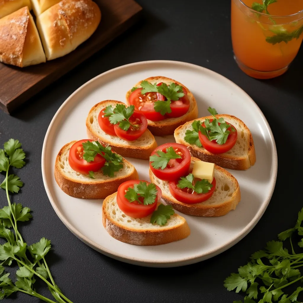 Bruschetta i italiensk stil - tradisjonell oppskrift
