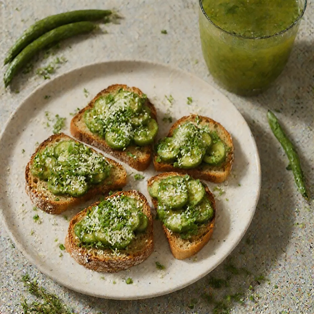 Artisjokk og Parmesan Bruschetta