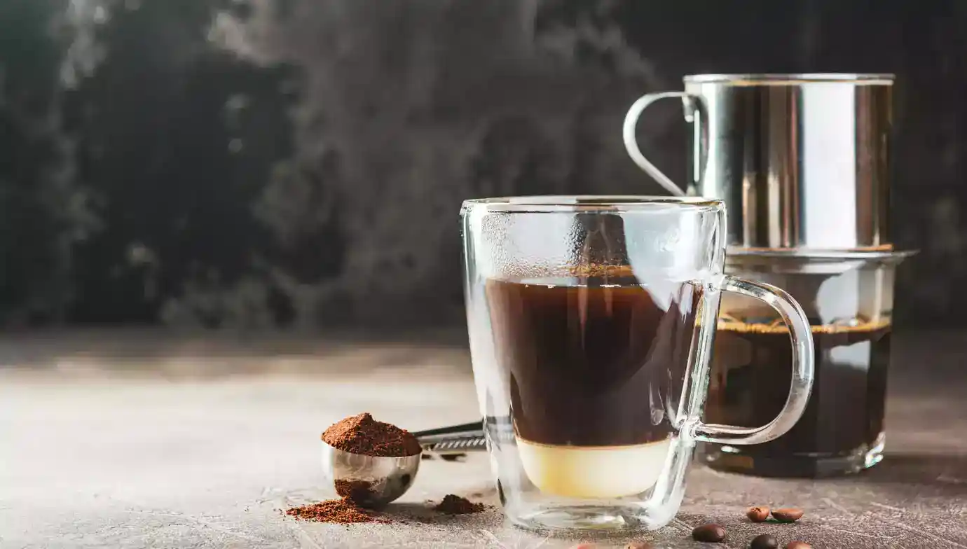 Café vietnamien au lait concentré sucré
