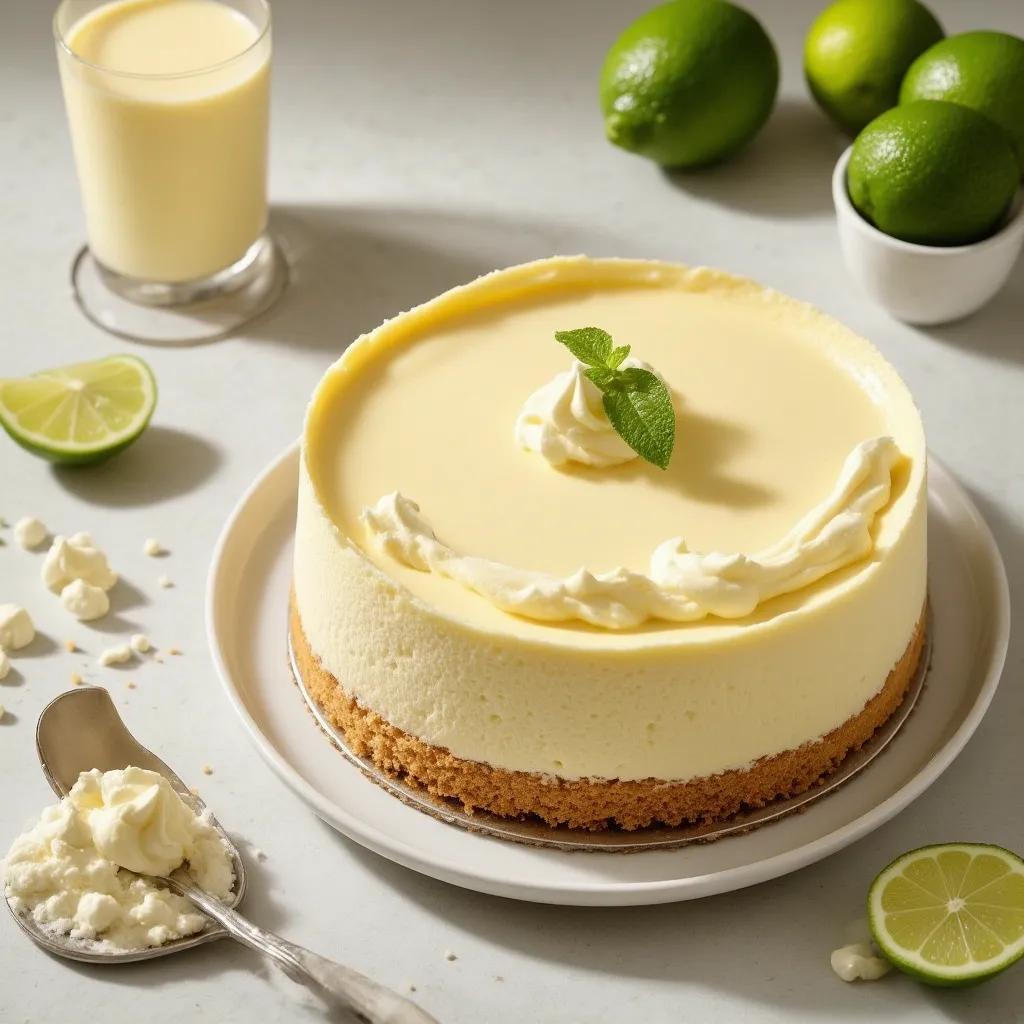 Cheesecake de Limón Cremoso con Merengue Suizo Casero