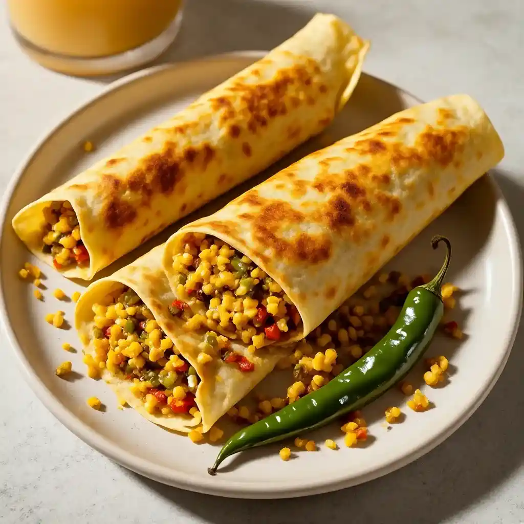 Chimichanga de Queso y Chile - receta tradicional