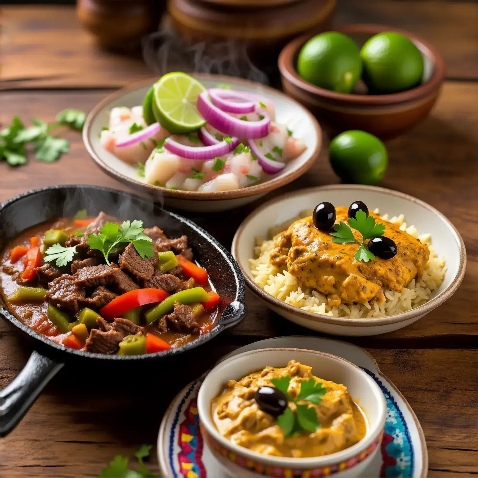 Traditionelles peruanisches Essen: 5 berühmte Rezepte wie Ceviche, Lomo Saltado und Ají de Gallina