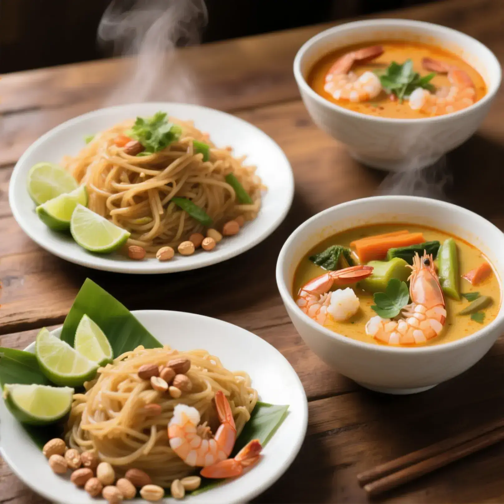 Traditionelles thailändisches Essen: 5 berühmte Rezepte wie Pad Thai, Curry und Tom Yum