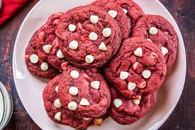 Cookies Red Velvet suaves y con chispas de chocolate