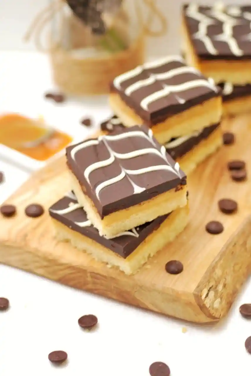 Crujiente De Chocolate Y Caramelo
