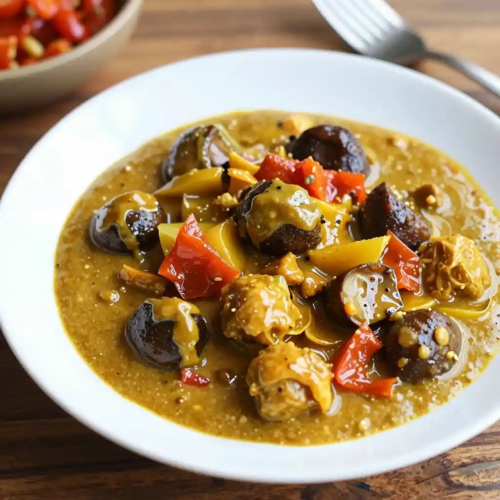 Köstliches vegetarisches Bohnencurry