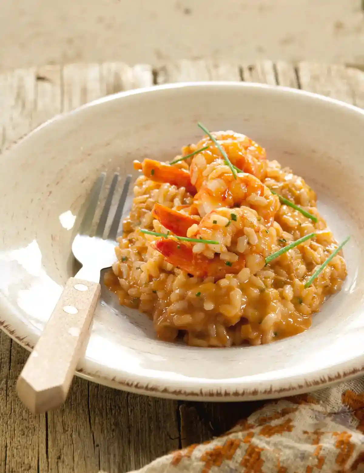 Delicioso Risotto de Salmón y Gambas