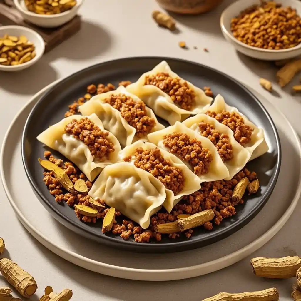 Dim Sum de Carne de Cerdo y Jengibre