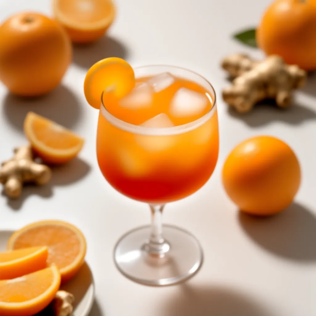 Exquisito Cocktail de Otoño Garibaldi