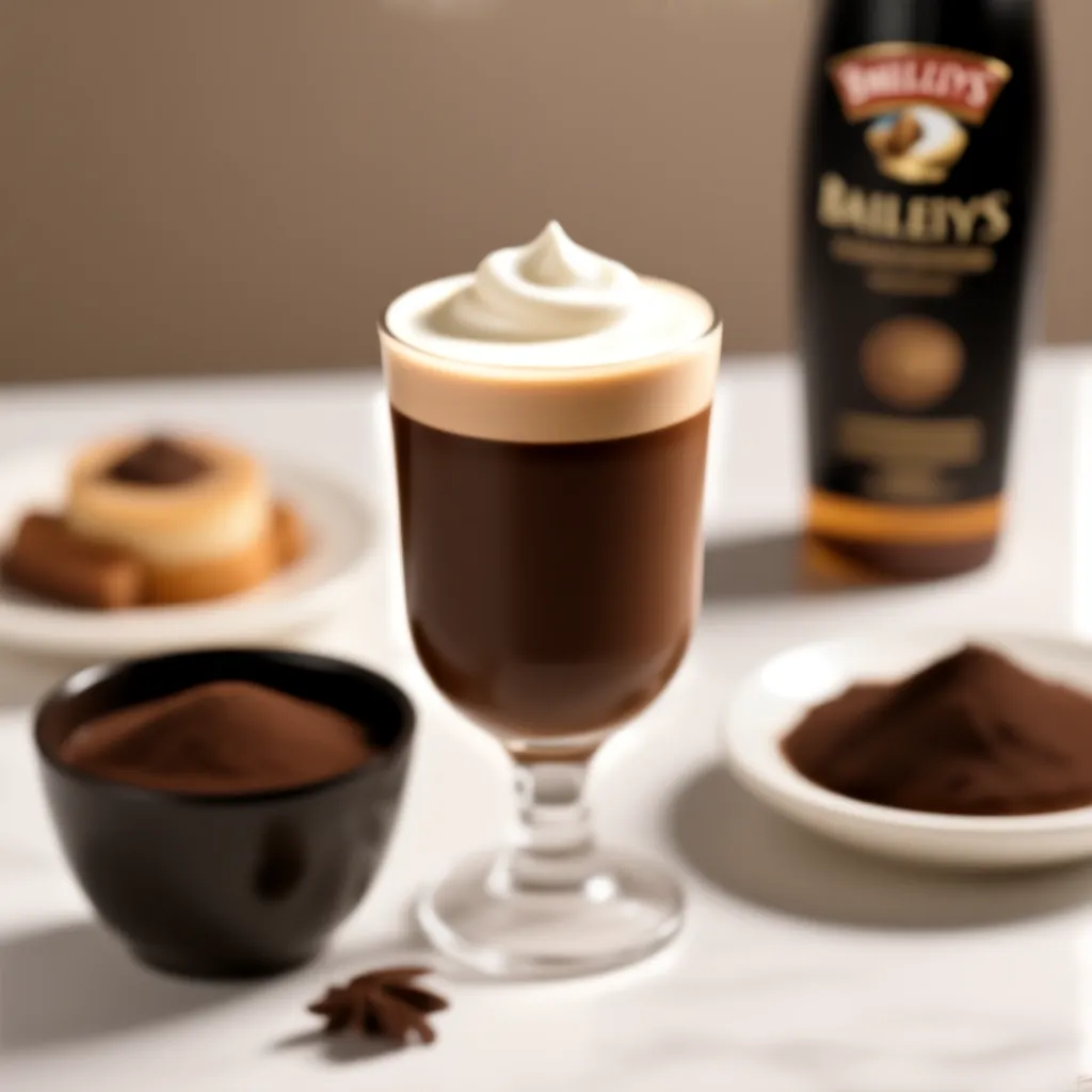 Exquisito Irish Coffee con Crema