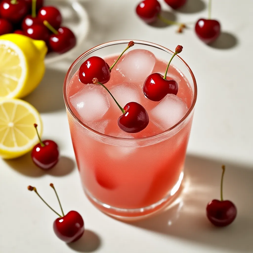 Exquisito Lemon Cherry Cocktail