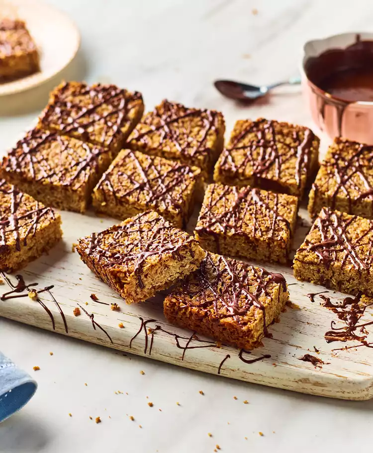 Flapjack de pudín navideño Facil