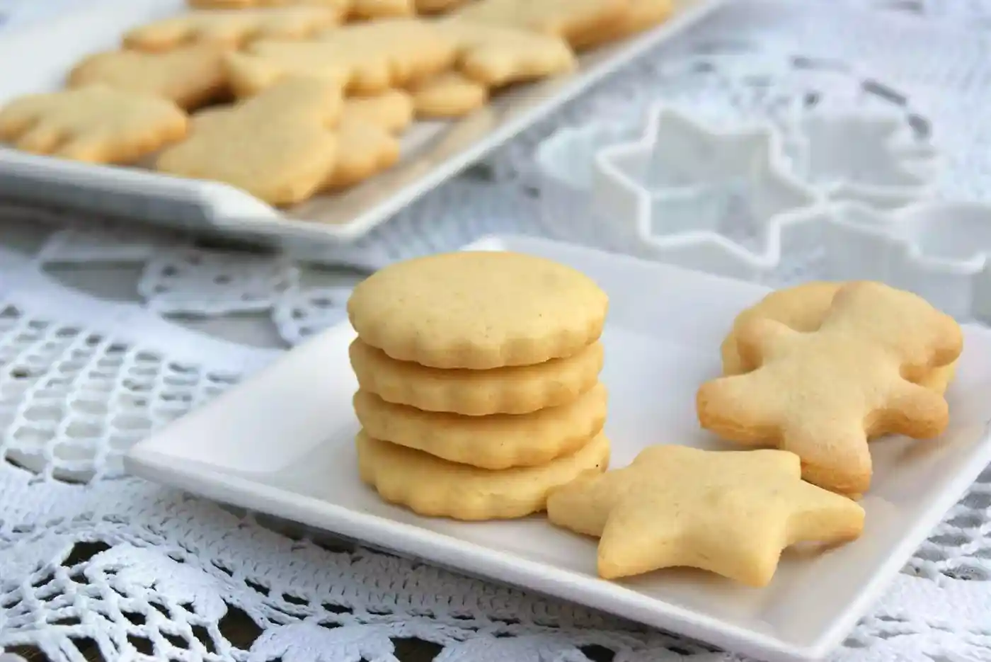 Galletas de mantequilla caseras dulces