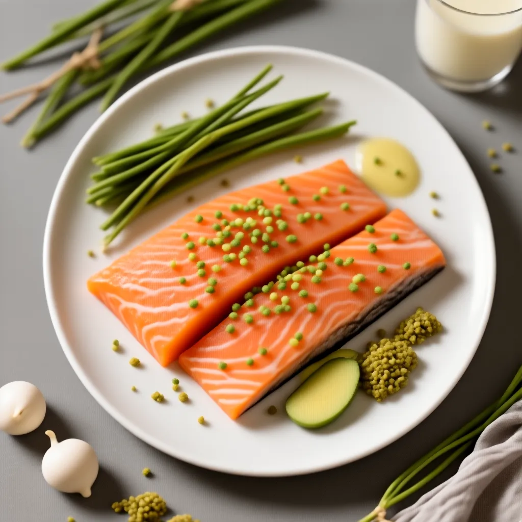 Lachsgravlax mit Senf und Dillcreme
