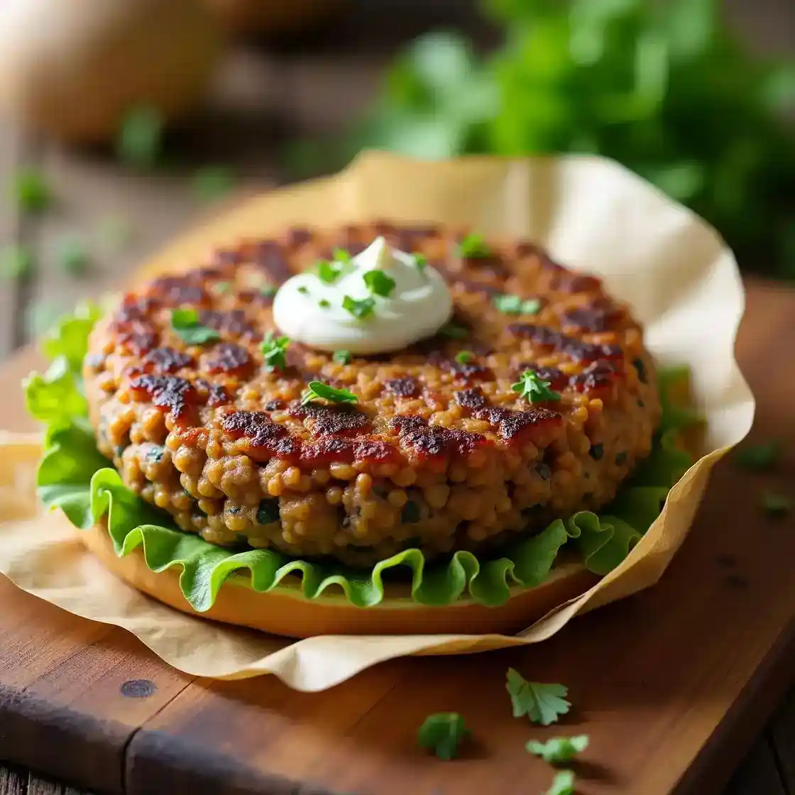 Hamburguesas caseras de lentejas tiernas y sabrosas