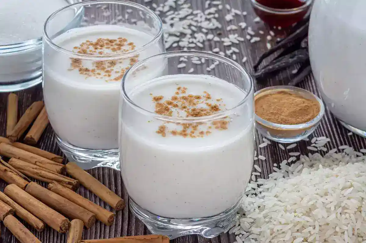 Horchata cubana de arroz dulce y canela