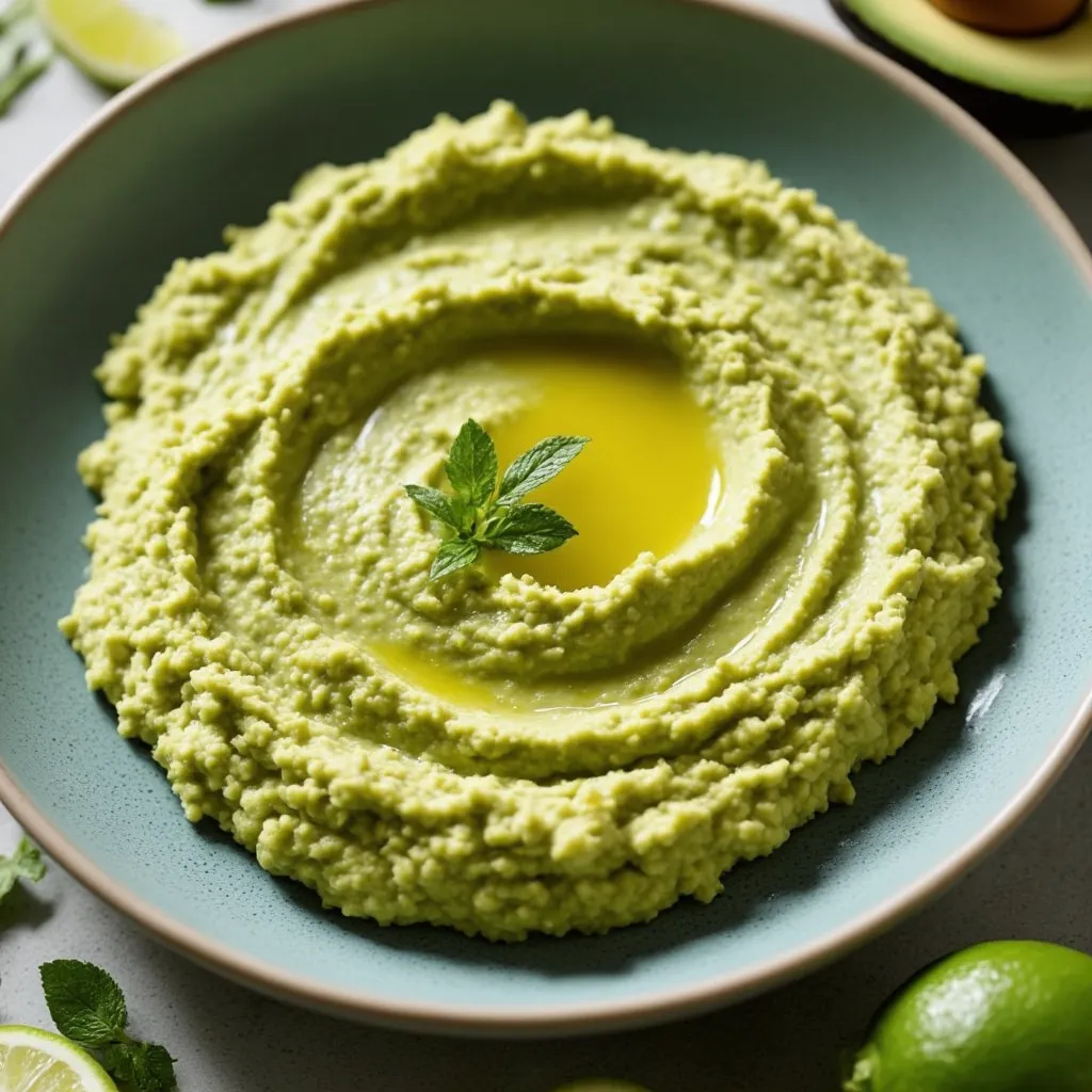 Hummus de Aguacate y Limón - receta tradicional