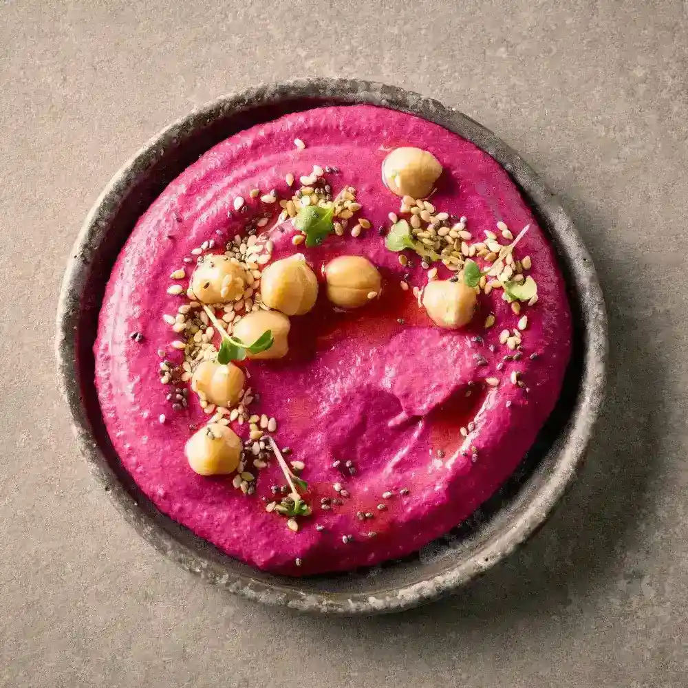 Krydret og kremet betehummus