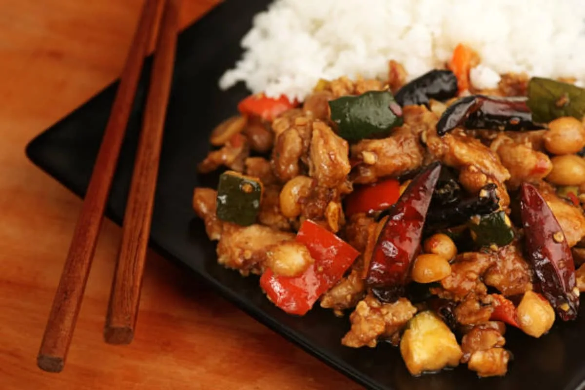 Kung Pao Pollo delicioso y auténtico