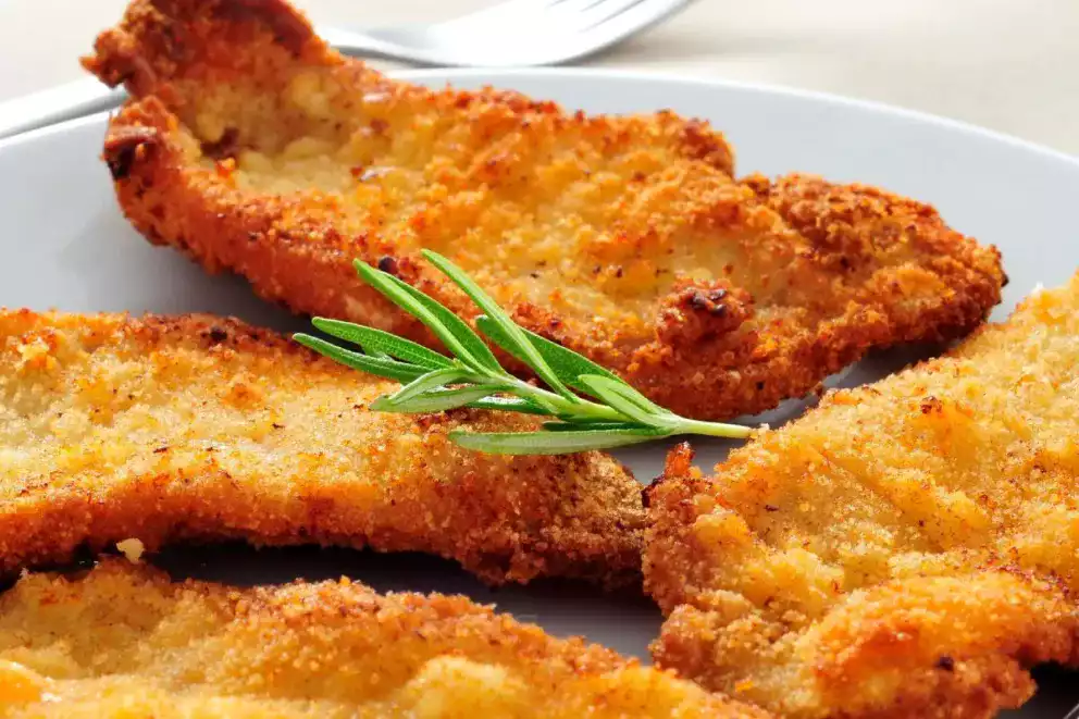 Milanesas de garbanzo al horno
