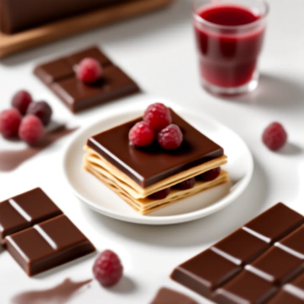 Mille-Feuille de Frambuesa y Chocolate