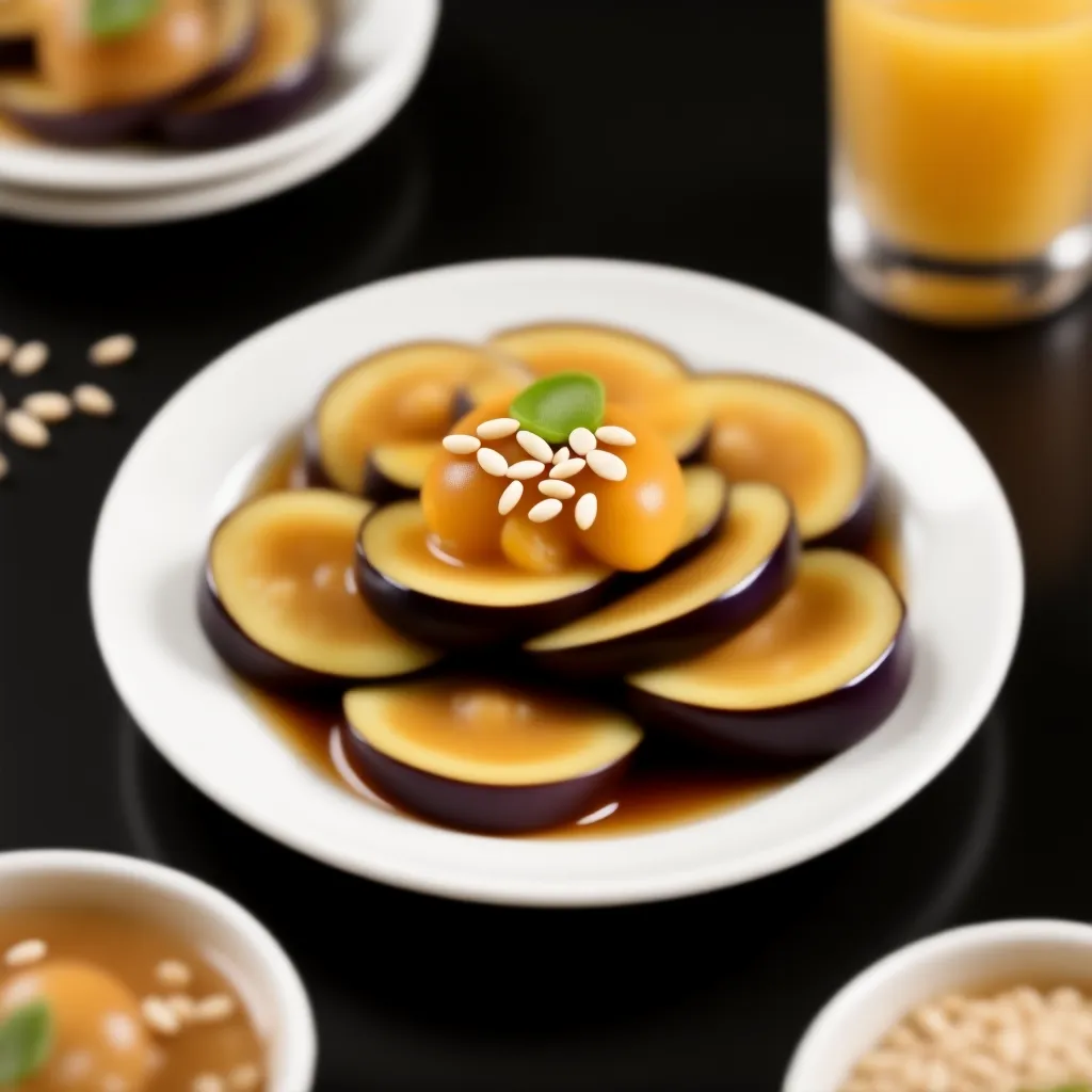 Miso Glazed Eggplant with Sesame Seeds