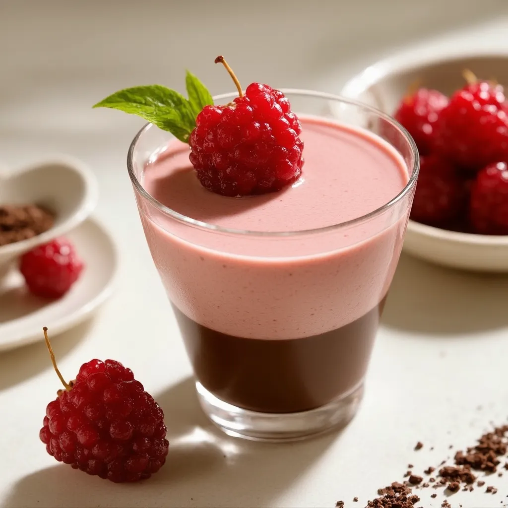 Mousse de Chocolate y Frambuesa