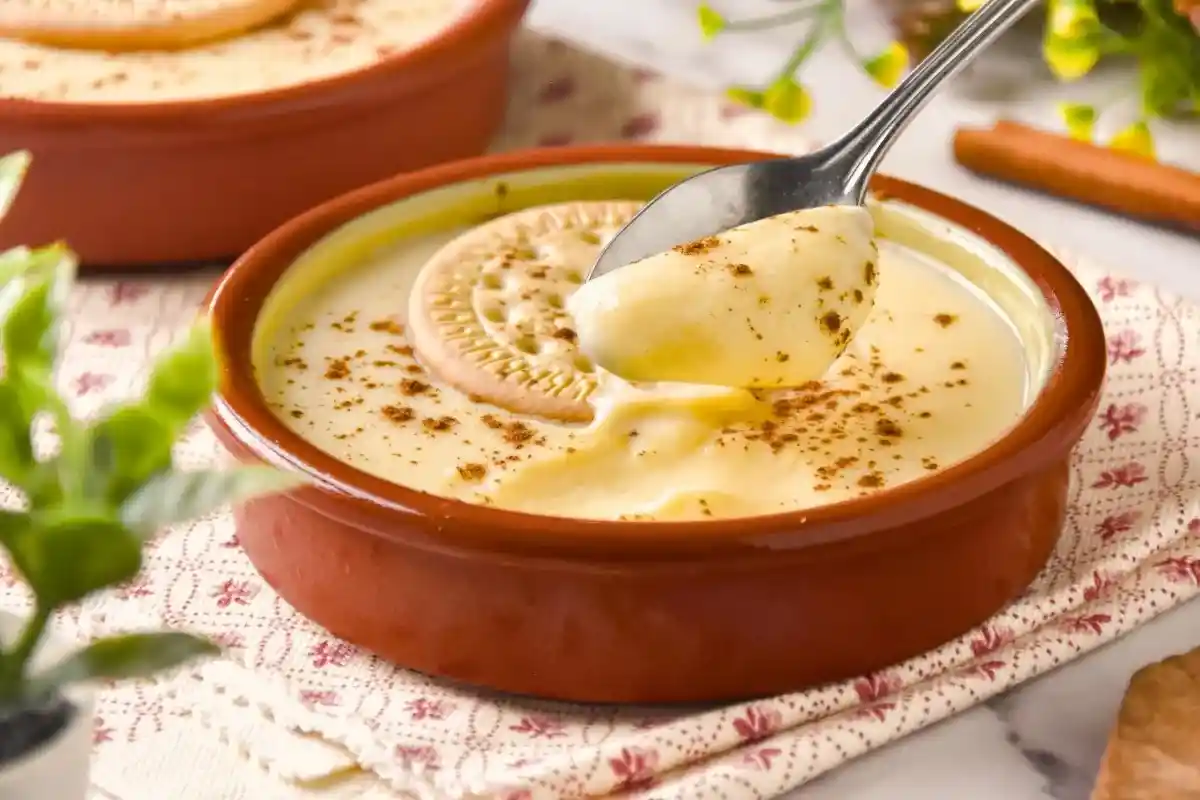 Natillas caseras con canela y vainilla