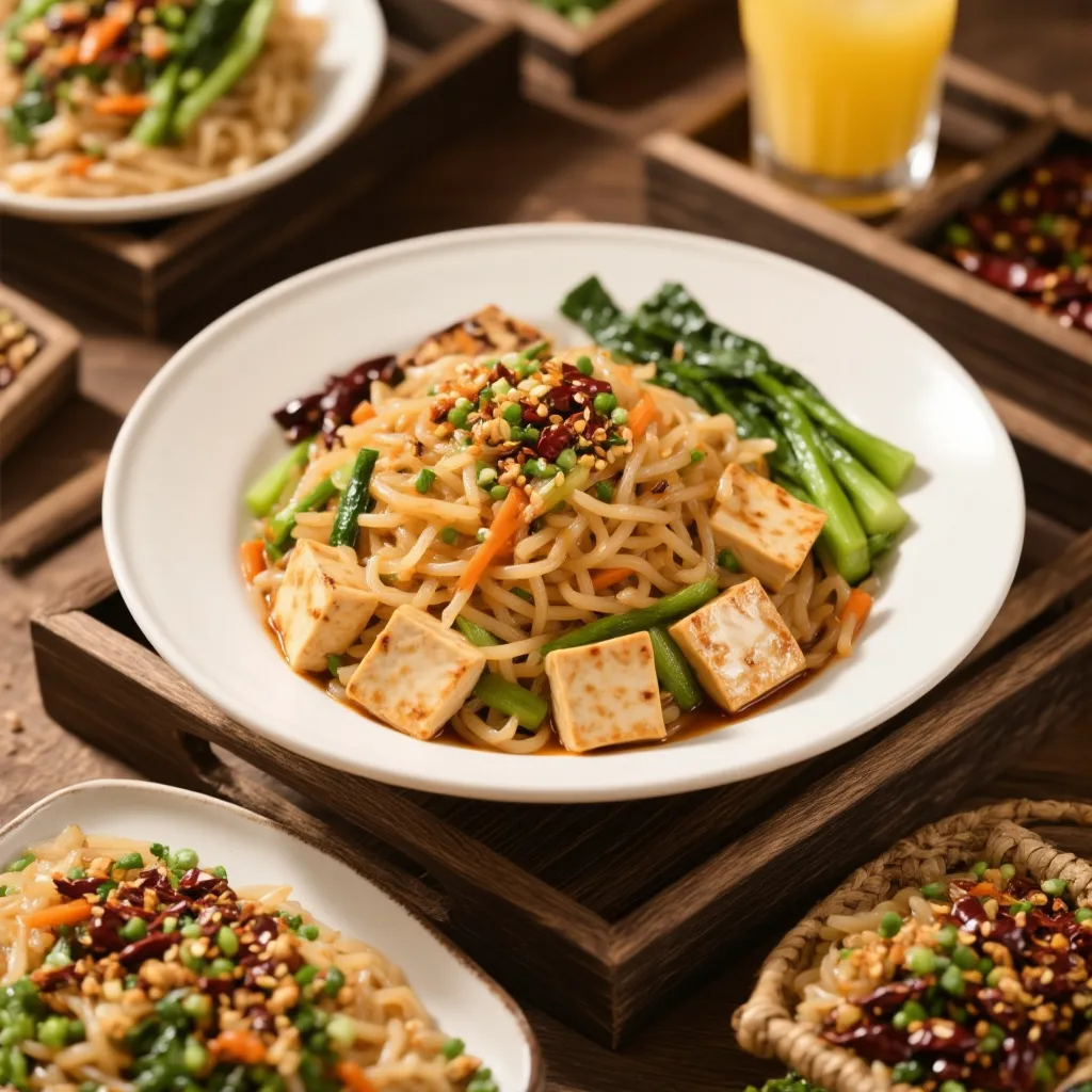 Tofu Pad Thai with Vegetables