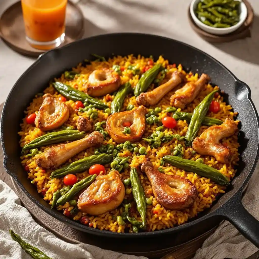 Paella Valenciana Auténtica - receta tradicional
