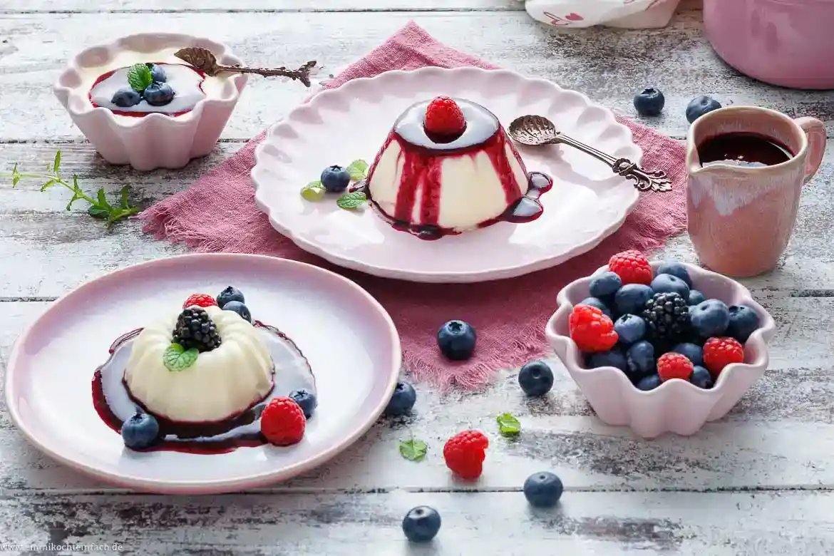 Cremige und sanfte Vanille-Panna Cotta