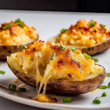 Papas glaseadas con miel y tocino