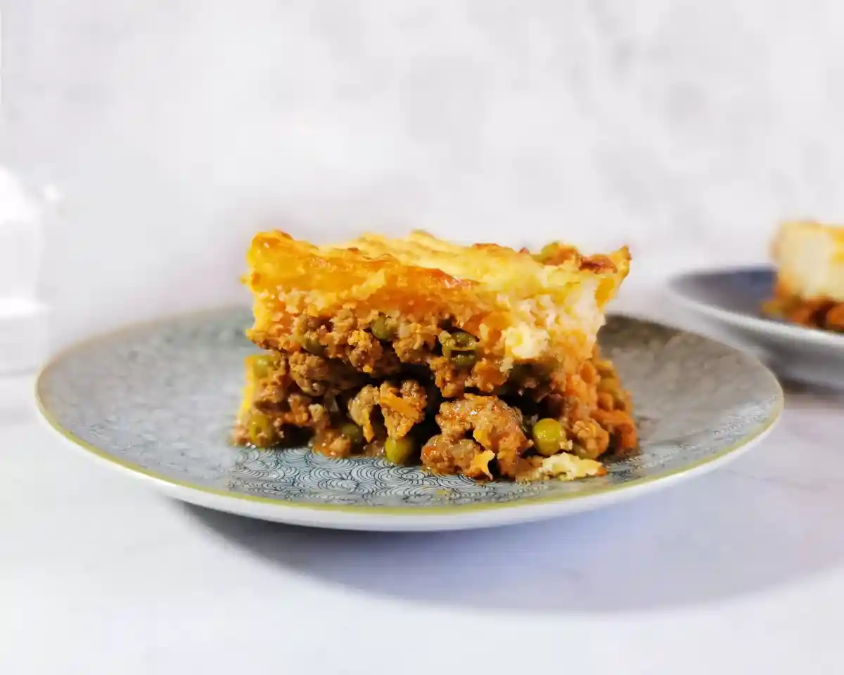 Lammkuchen mit Ofenkartoffeln