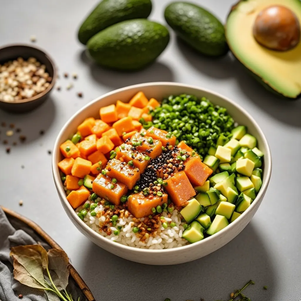 Poke Bowl Hawaiano de Atún - receta tradicional