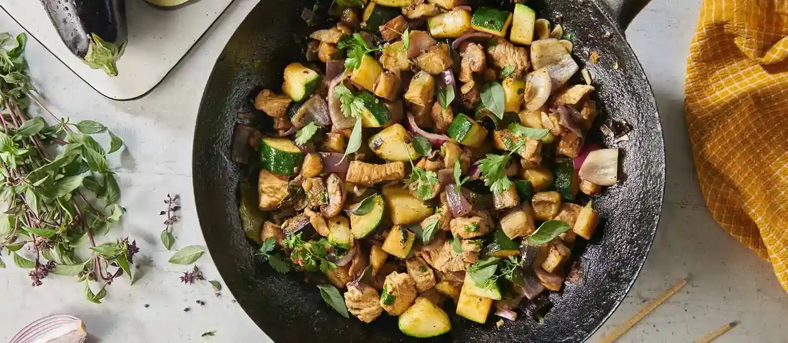 Ταϊλανδέζικο στιλ Chicken Stir Fry