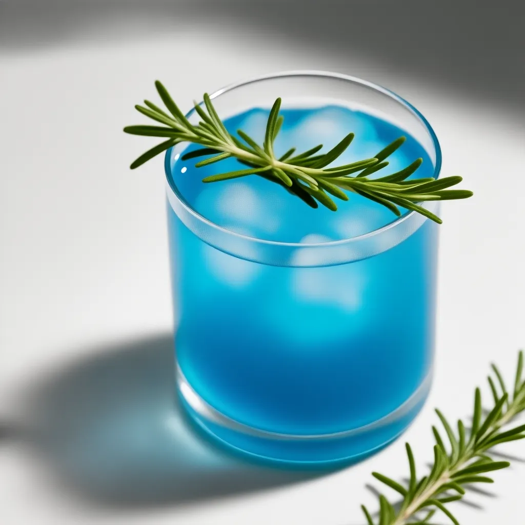Refrescante Cocktail Azul Romero