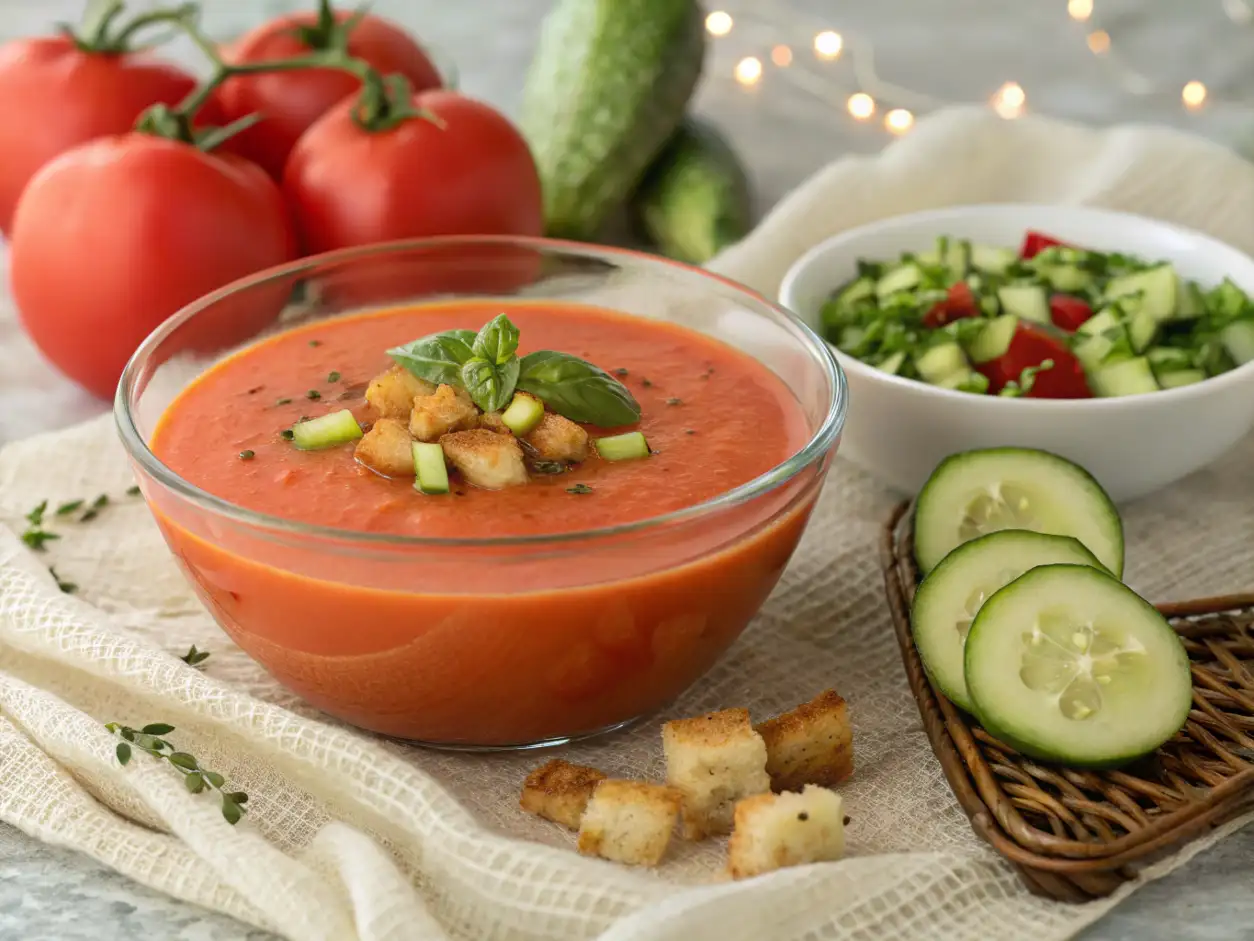 Refrescante Gazpacho en 10 Minutos