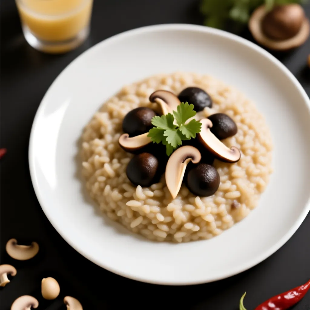 Risotto de Champiñones y Trufa