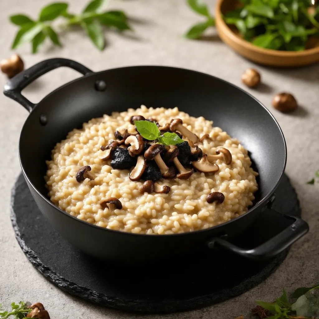 Risotto de Setas y Trufa Negra