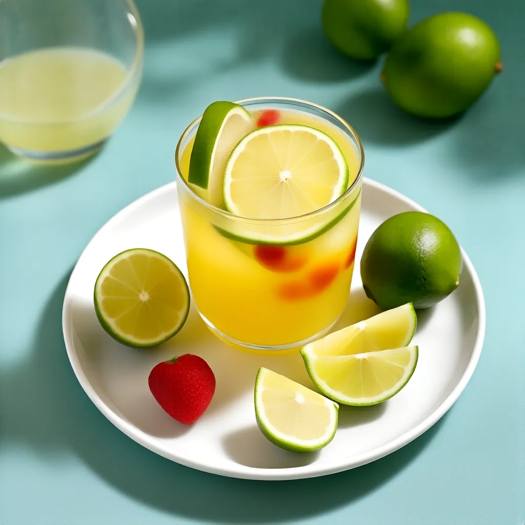 Sangría Refrescante de Vino Blanco