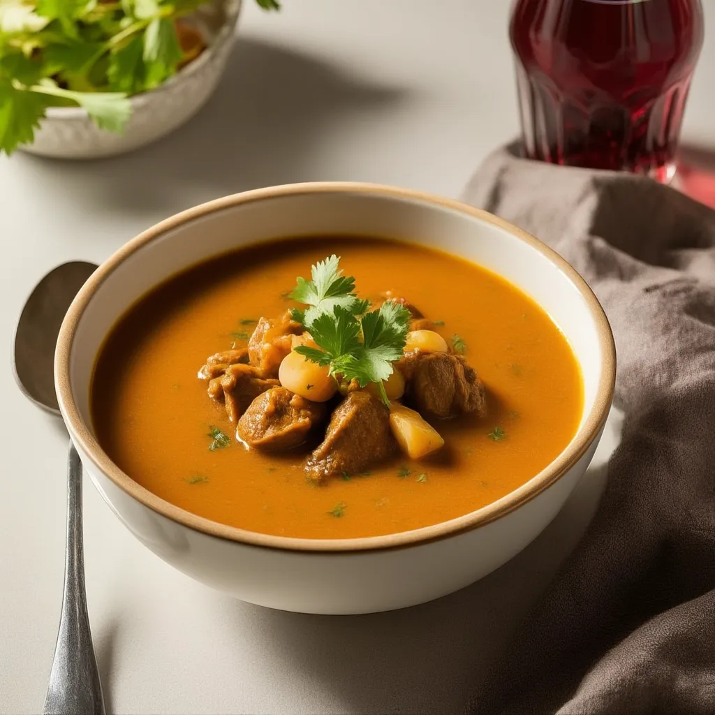 Sopa de Cordero Tunecina Exquisita