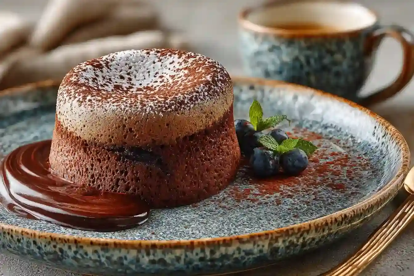 Soufflé de chocolate