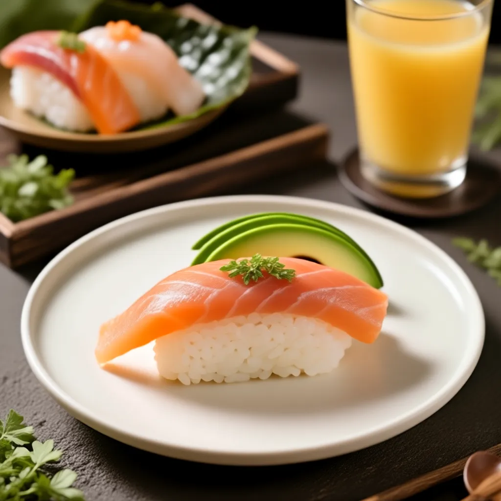 Tunfisk og avokado Sushi - tradisjonell oppskrift