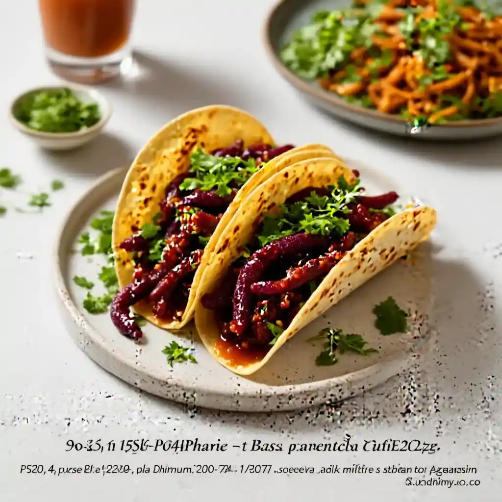 Tacos de Pulpo a la Brasa con Chimichurri