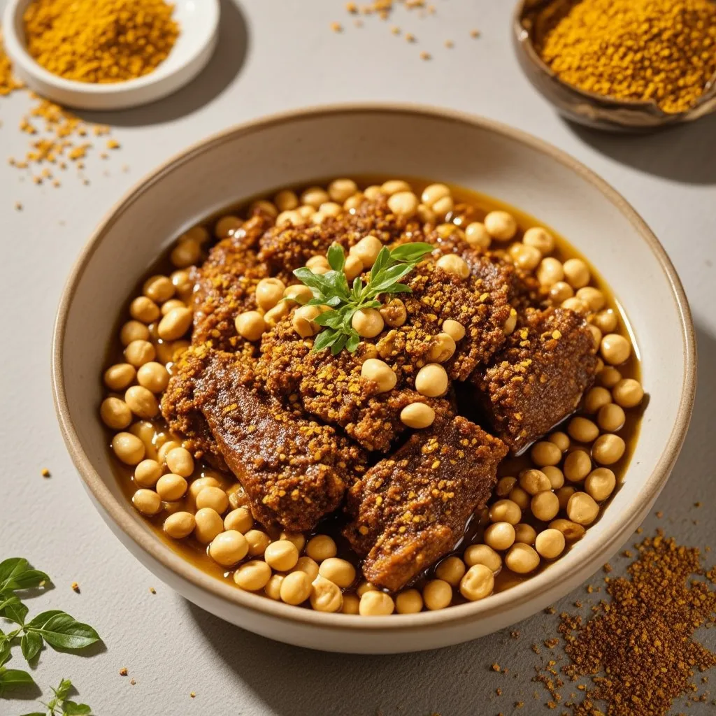 Tajine de Cordero al Azafrán y Almendras