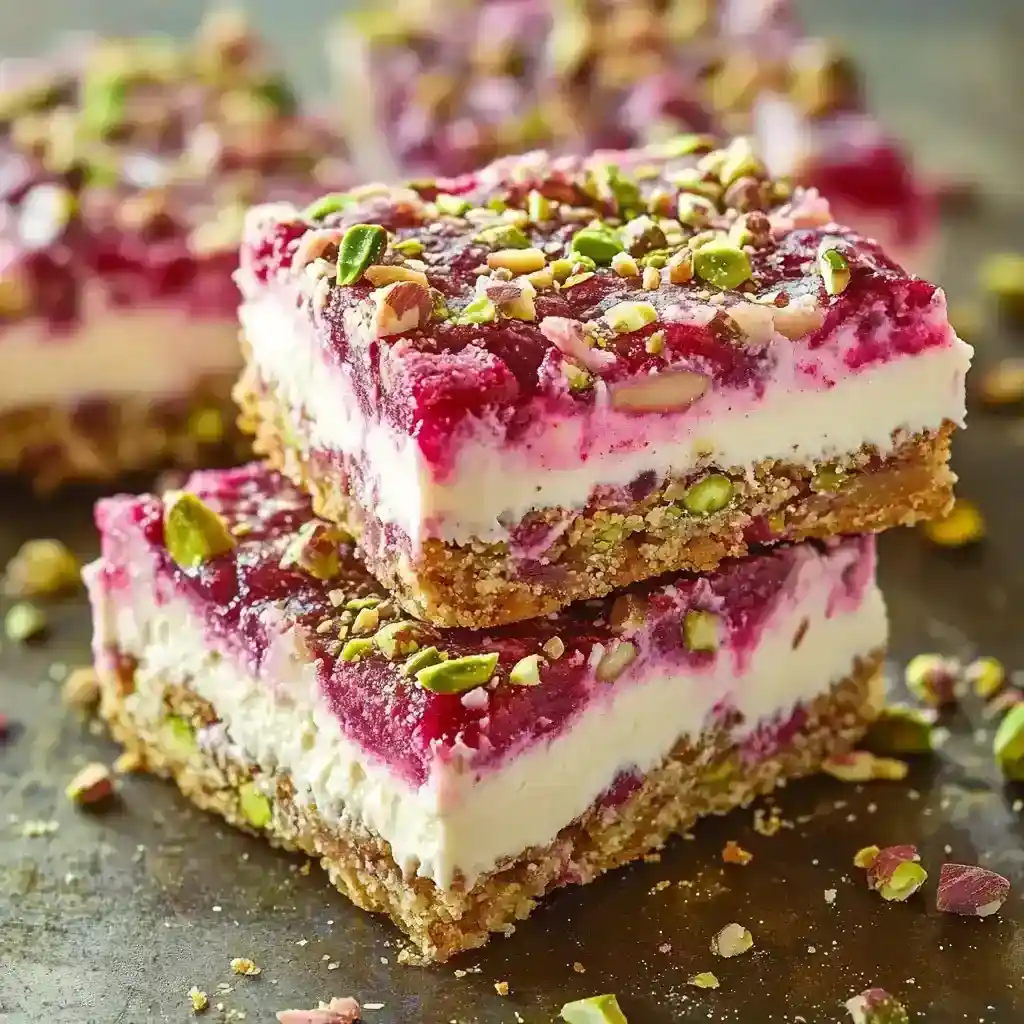 Tarta Crujiente de Almendras y Frambuesa